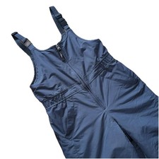 LL Bean KIDS 10 Snow Pants Black Suspenders Overalls Bib Ski Snowboard Youth