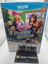 Barbie & Her Sisters Puppy Rescue (Nintendo Wii U, 2015) Sealed Has Rip on Back