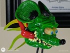 New 2002-2003 Burnco Ed Big Daddy Roth Burning Rat Fink Flaming Antenna Topper — photo 3
