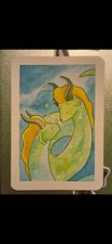 ACEO Art Card Original Artist Card ACEOcard Quiet Creature Blackbowstudio OOAK