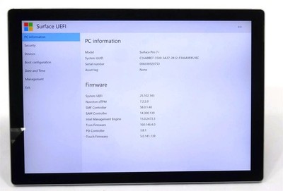 Microsoft Surface1960 Core i5-1135G7 2.4GHz 8GB No SSD - cracked