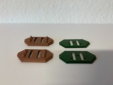 R 1) Märklin 7065 HO Brückenpfeiler + 467 P/8 Gesamt 4 Stück -  Neuwertig -