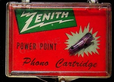 Zenith Power Point Phono Cartridge 142-87 NOS Turntable Stylus