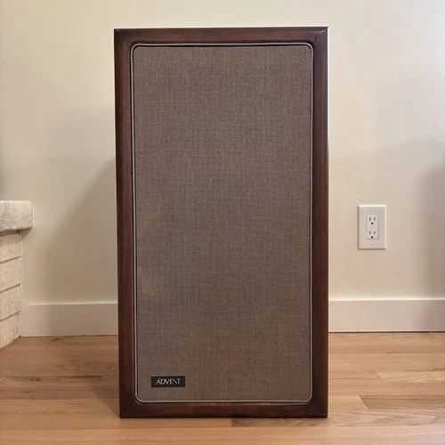 Vintage MCM Advent NLA (A4) Bullnose Walnut Speakers *Clean! *Refoamed! image 10