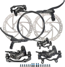 Zoom HB876 4-Piston Hydraulic Disc Brake Set with 160mm Rotors for MTB