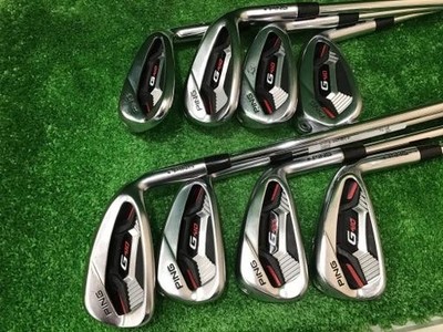 Ping G410 Eisensatz 5-9,Pw,Sw,Uw 8tlg Flex Stiff Dynamic Gold S200 Stahl