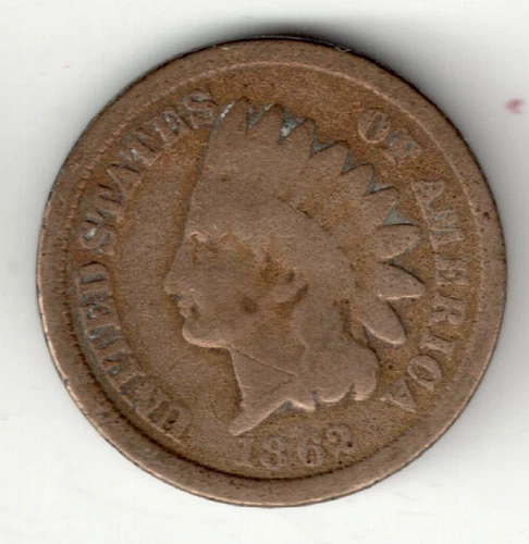 1862 Indian Head Cent