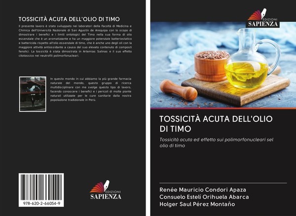 TossicitÀ Acuta Dell'olio DI Timo Renee Mauricio Condori Apaza-image