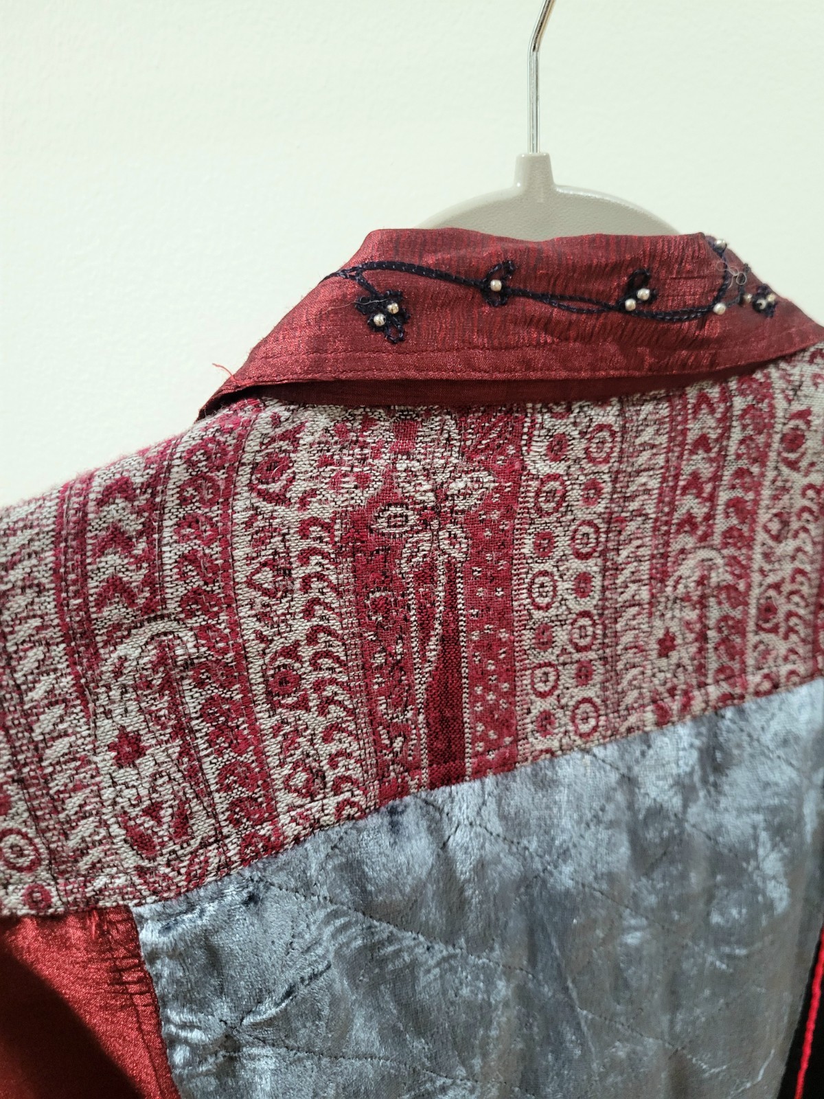 ARTSY Sag Harbor Abstract Patchwork Tapestry Blaz… - image 13