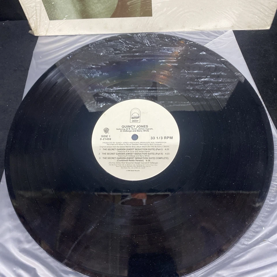 Quincy Jones • The Secret Garden (Sweet Seduction Suite VG VG+• 12" Vinyl Qwest Foto 2 de 4