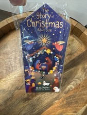 NEW JILZARAH Clay Beaded BABY JESUS CHRISTMAS STORY MANGER Charm Kids Bracelet