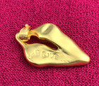 Robert Lee Morris RLM Forgive Broken Heart Pendant Matte Gold Tone — photo 2