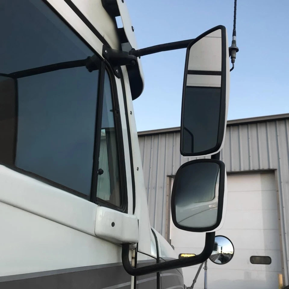 Conjunto de Espejo de Puerta para Freightliner M2, Espejo de Puerta Cuerpo Dividido - Cromo Izquierdo Foto 4 de 4