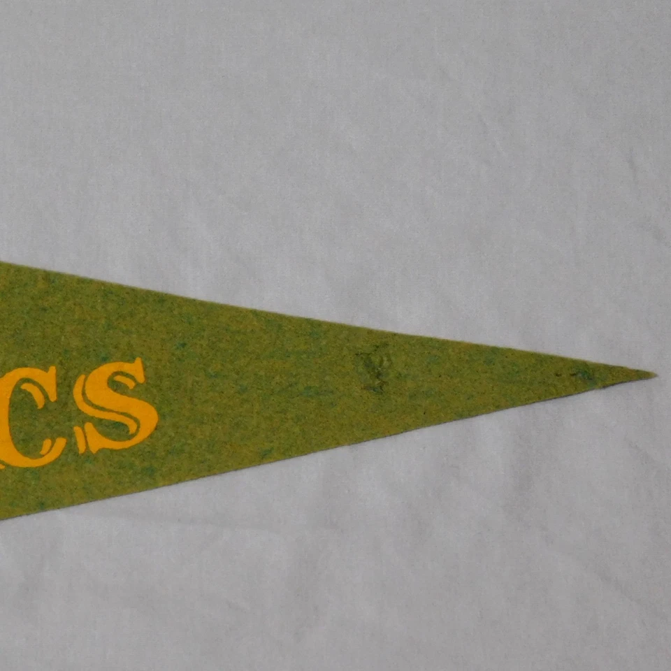 Bandeira de beisebol vintage original década de 1960 KANSAS CITY ATHLETICS MLB tamanho completo - Imagem 4 de 4