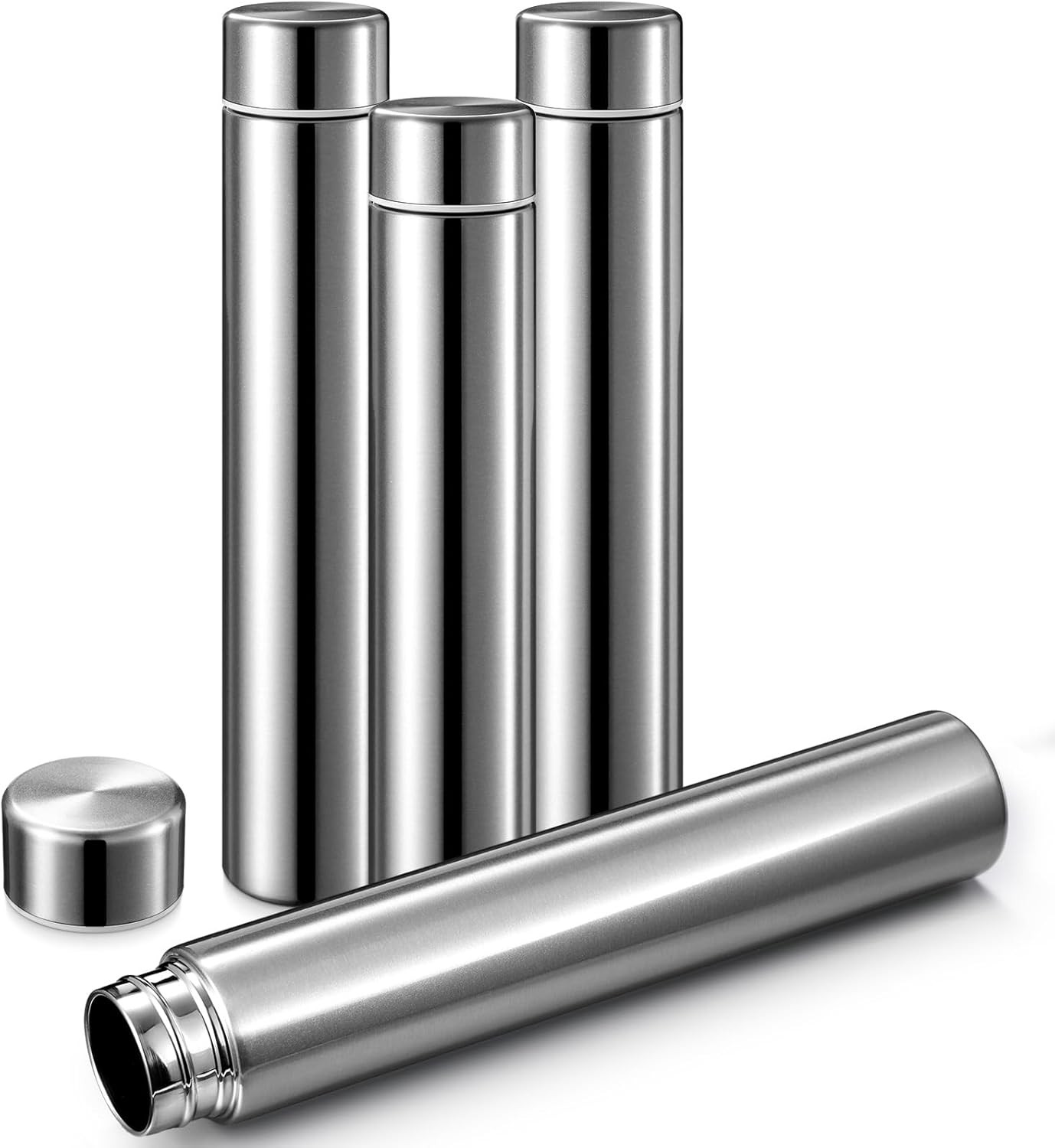8.8 Oz Small Stainless Steel Purse Compact Insulated Water B
