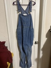 Motherhood Maternity Denim Overalls Circa 2003