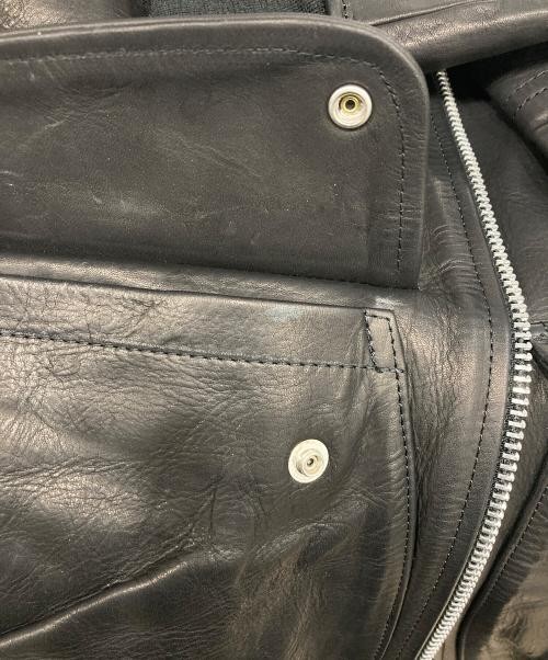 Beaded Leather Flight Jacket/Hand Embroidered Pat… - image 14