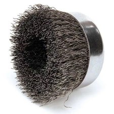 Weiler Crimped Wire Cup Wire Brush, Arbor, 4" 14036 Weiler 14036 012382140366