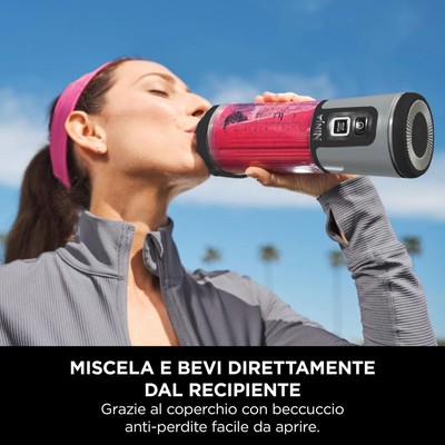 Frullatore Portatile Ninja Blast Senza Fili - Trita Ghiaccio, Frullati, Ricaricabile USB-C - Foto 2