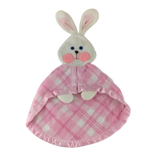 Vintage 1979 Fisher Price Pink Bunny Rabbit Baby Lovey Security Blanket ...