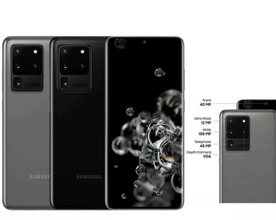 NEW Samsung Galaxy S20 Ultra 5G SM-G988U 12+128GB Unlocked GSM CDMA Smartphone