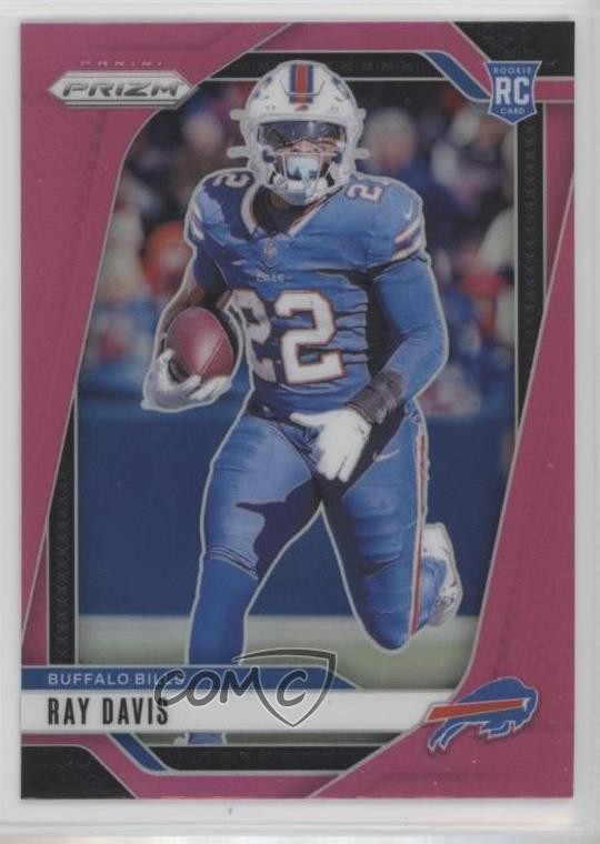 2024 Panini Prizm Rookies Pink Prizm Ray Davis #382 0kb5