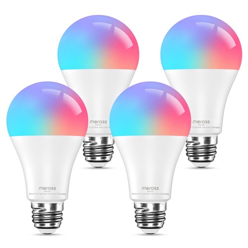 Smart Light Bulb, Smart Wi-Fi LED Bulbs with Alexa and SmartThings, Dimmable ...