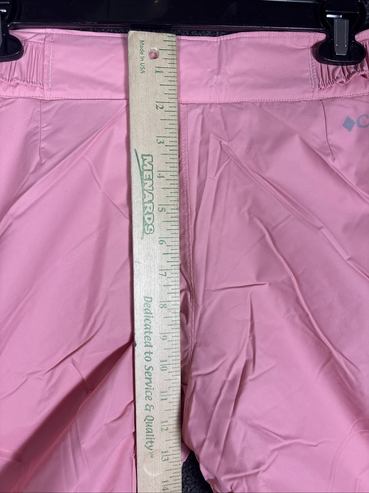 NUEVO Columbia Youth Med Ice Slope II Pantalones de Esquí Forrados de Vellón Rosa 10-12 Foto 3 de 4