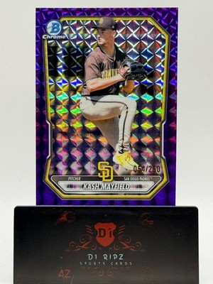 2026 Bowman Chrome - Purple Geometric Refractor /250 - Kash Mayfield #BCP-70