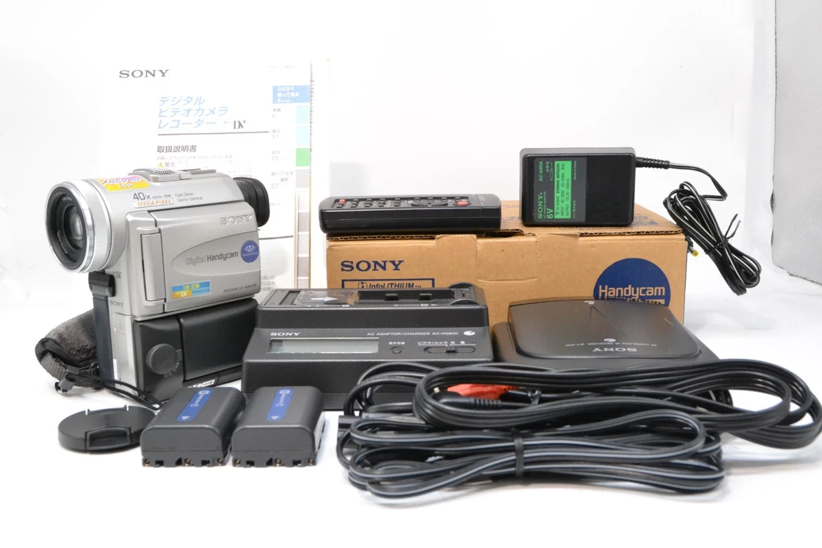 美品　SONY miniDV HANDYCAM DCR-HC88 ⑦ Preços baixos em Câmeras de vídeo de Definição Padrão Sony minidv