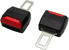2pc Click Lock Restraint Strap Extender Clip Portable Car Accessory Convenien