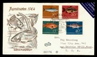 DR WHO 1964 GERMANY FDC FISH SEMI POST COMBO FIDACOS CACHET M80881