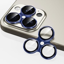 For iPhone 15 Pro iPhone 15 Pro Max Camera Lens Protector Individual Metal Ring