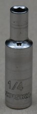HUSKY TOOLS, 1/4 SAE, 3/8 DRIVE, 6-POINT, CHR...