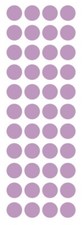3/4" Lilac Round Label Dots Stickers Color Coding Inventory 3/4 Inch Dot