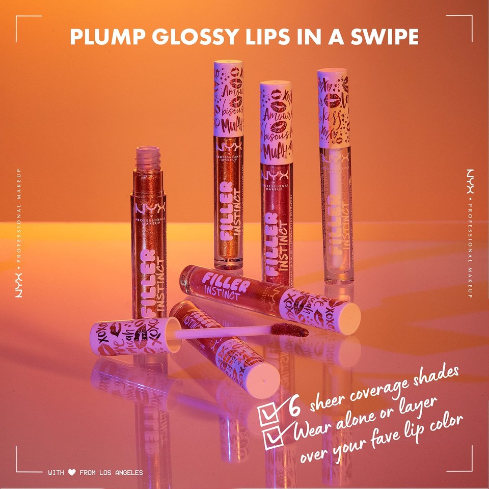 NYX PROFESSIONAL MAKEUP Filler Instinct Plumping Lip Polish, Lip