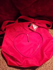 Victoria Secret Packable Heart Tote Red Large New With Tags
