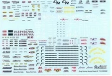 Slixx 7151 Drag Racing Goody Sheet #2 waterslide Drag decal