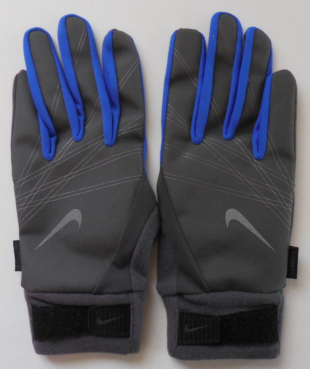 Nike Elite Storm Fit Run Gloves Women Midnight Fog/Treasure Blue