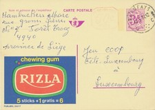 BELGIUM BEAUFAYS C (now Chaudfontaine) SC with dots 1974 (Postal Stationery 3,50