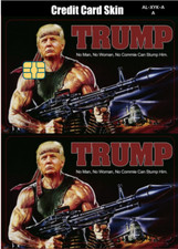 Donald Trump Credit Card Smart Sticker Skin Small Chips Bank Debit Card