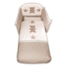 New Italbaby Duvet Bed 120 95 97 STELLINE Set of 4 Grey