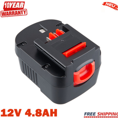 12V Battery HPB12, BDG1200K, XD1200, FS120B, CDC120AK for Black & Decker