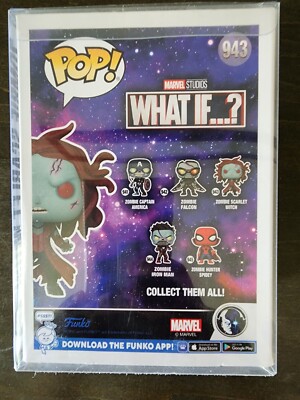 Elizabeth Olsen Signed FUNKO POP! MARVEL ZOMBIE SCARLET WITCH 943