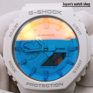 CASIO G-SHOCK GA-2100TL-7AJF Blue Orenge BEACH TIME LAPSE Men's Watch New in Box