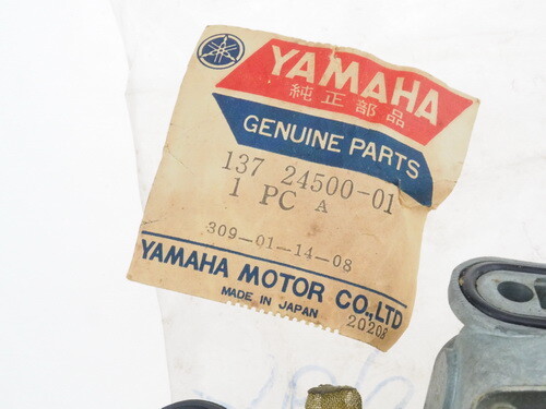 Yamaha YA6 125 YA6B Fuel Cock Petcock Assy Yamaha 137-24500-01 NEW JAPAN - Picture 2 of 10