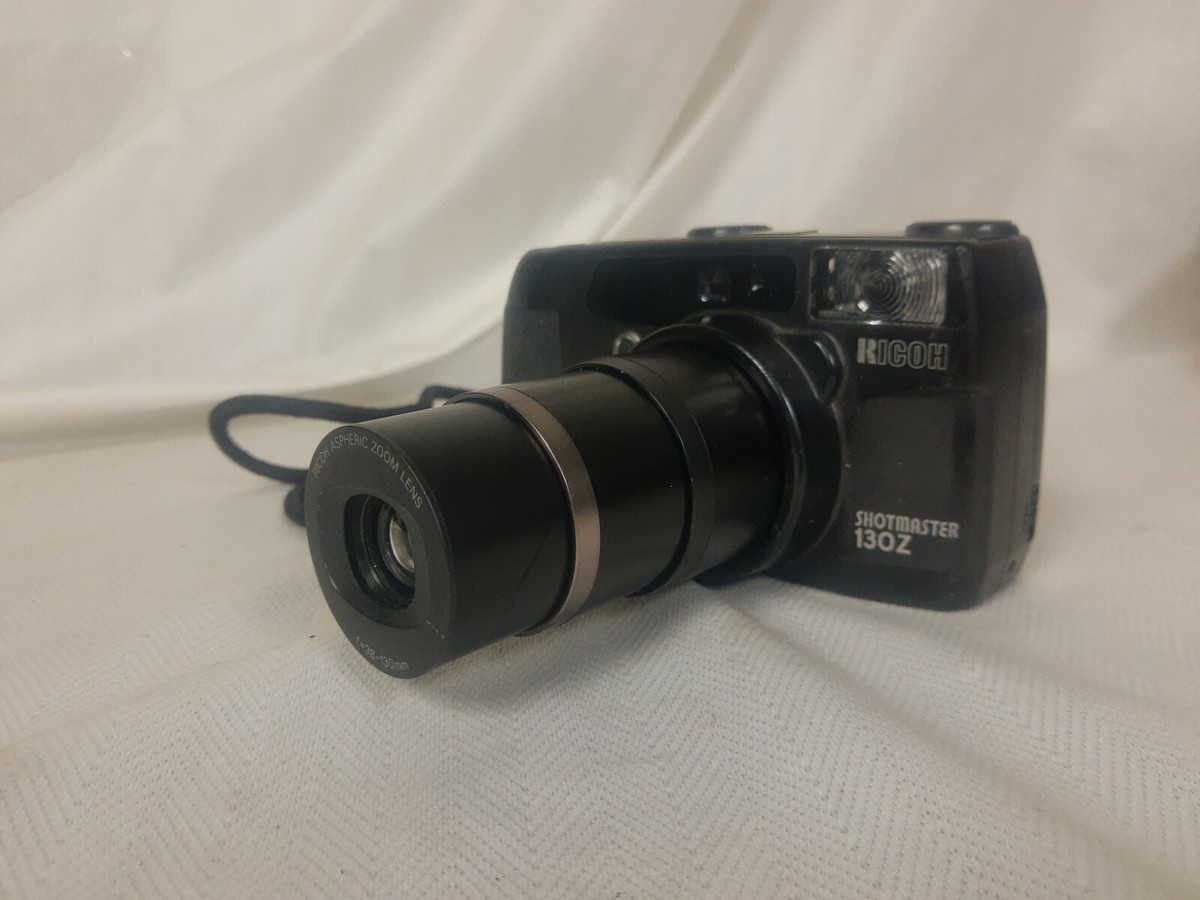Ricoh shotmaster 130Z Point shoot 35mm film camera zoom 38-130mm