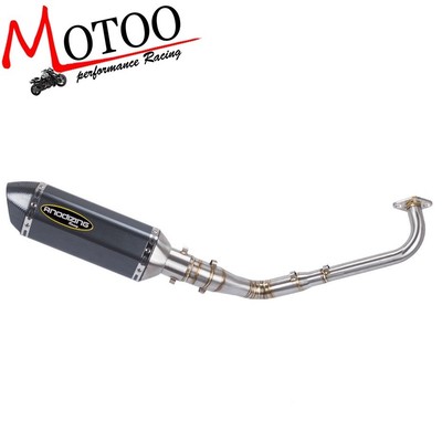 Soto-racing Full Exhaust System Muffler Front Pipe For YAMAHA NMAX155 2015-2017