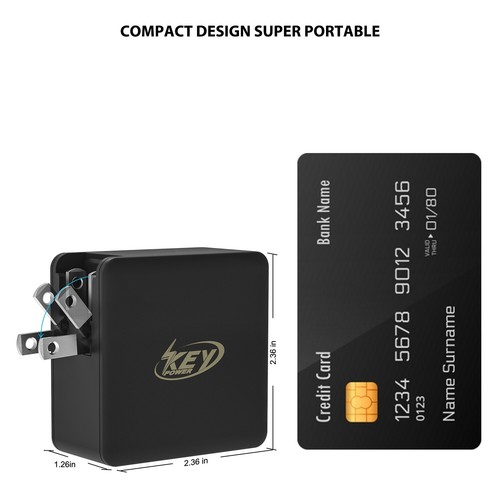 Key Power Quick Charge 3.0 Wall Charger, 60W 6Port USB Fast Charger
