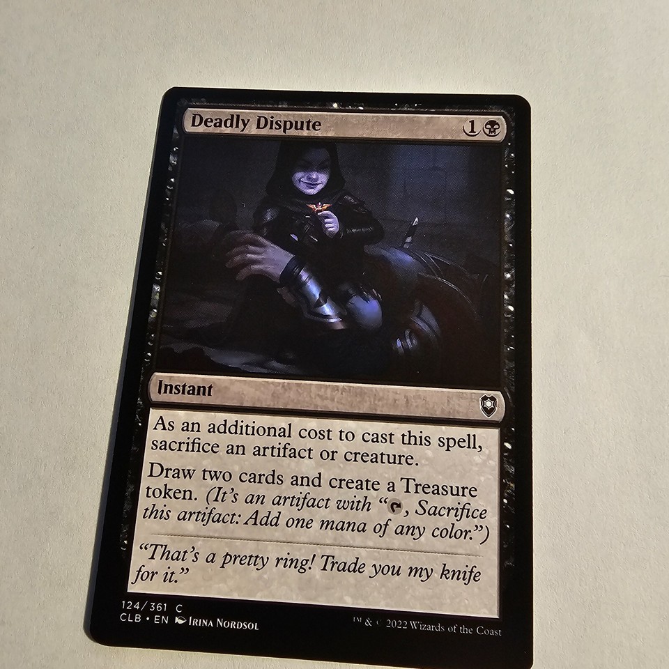 Deadly Dispute Commander Legends Battle for Baldur's Gate Foil Or